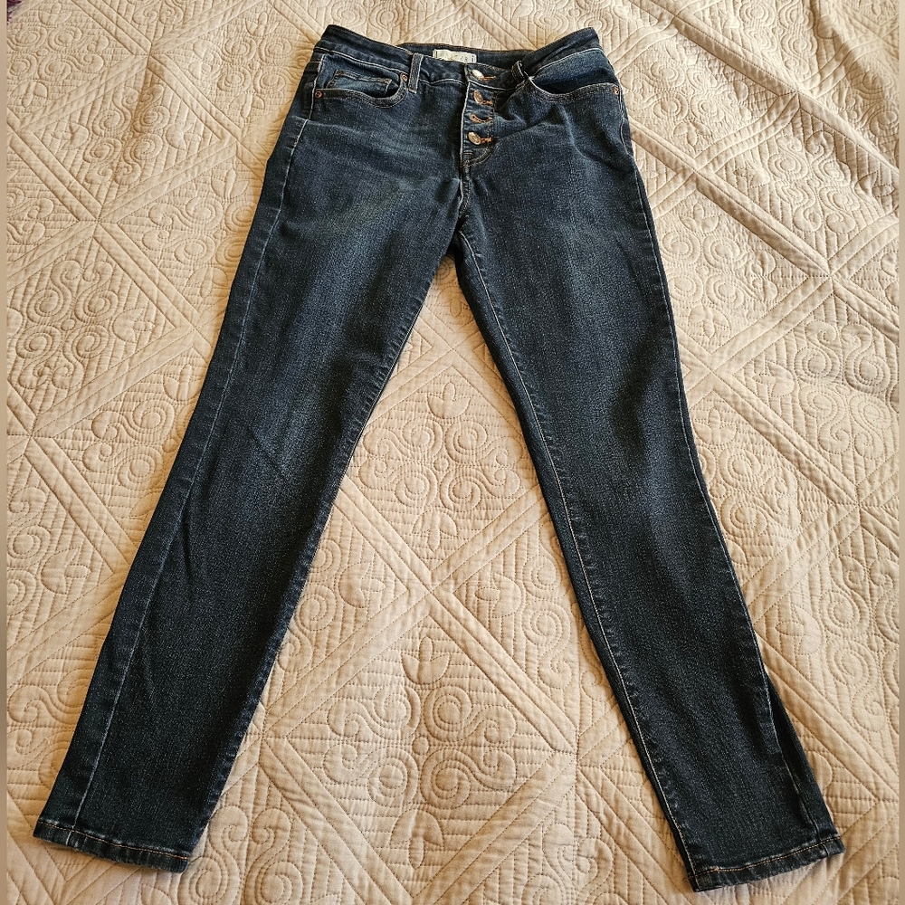 Harper Heritage Button Up High Rise Jeans Size 27